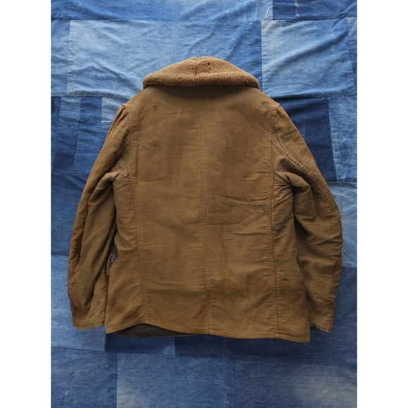 Vintage 1930s USCG Transport Mackinaw Coat Shearling Shawl Collar RARE 38 - Picture 3 of 16
